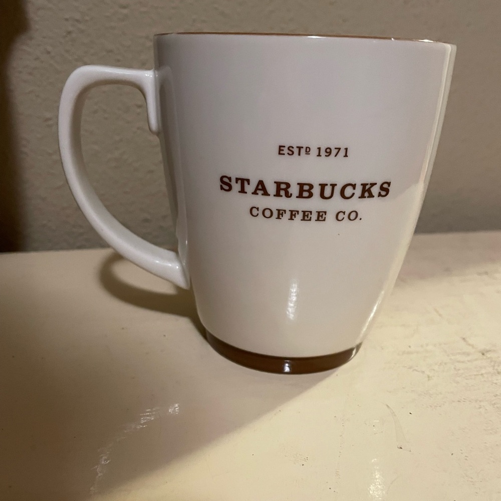 Starbucks large coffee cup